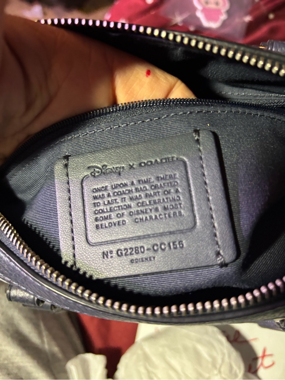 Coach White/grayish Leather Dome Satchel with Ursula Illustration - Picture 5 of 6
